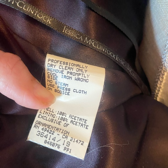 ❌sold❌VTG JESSICA MCCLINTOCK FOR GUNNE SAX PROM DRESS 90’s - Picture 7 of 7